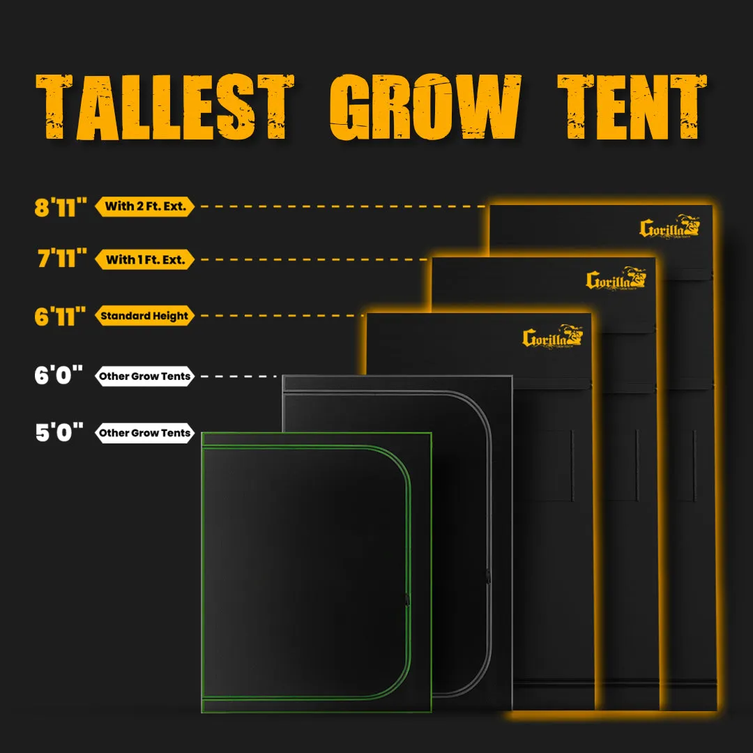 5x5 Grow Tent Kit Pro - Hydroponic with X750