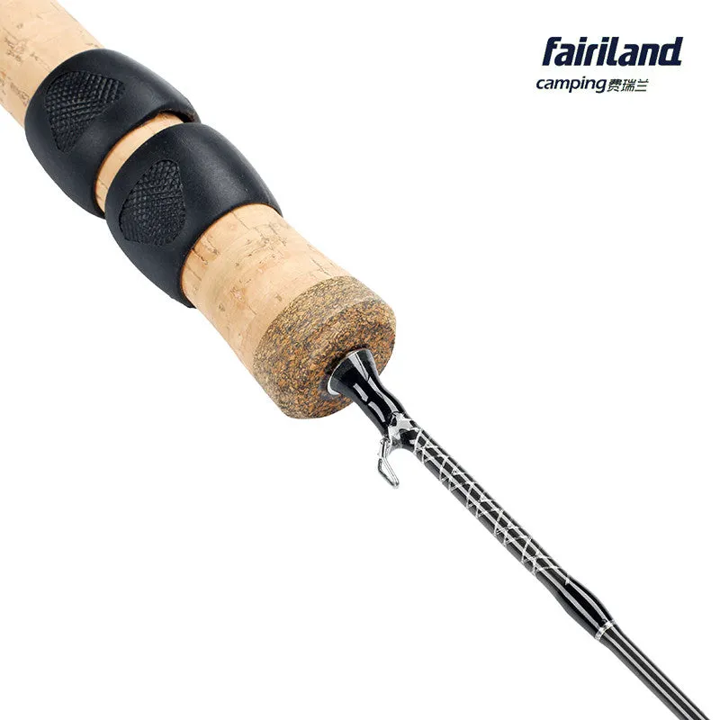 61cm/71cm Lightweight Ice Fishing Rod 1 Sec SOLID CARBON Fiber Winter Fishing Pole Fishing Tackle