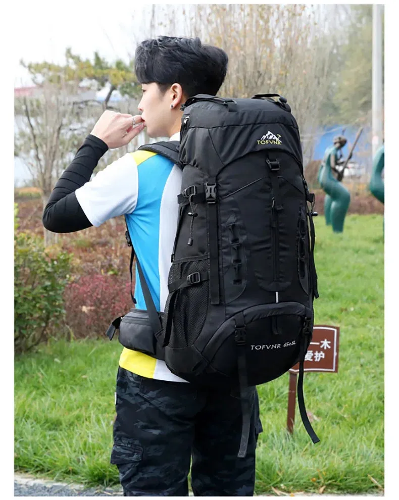 70L Waterproof Camping Backpack