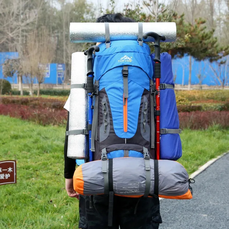 70L Waterproof Camping Backpack