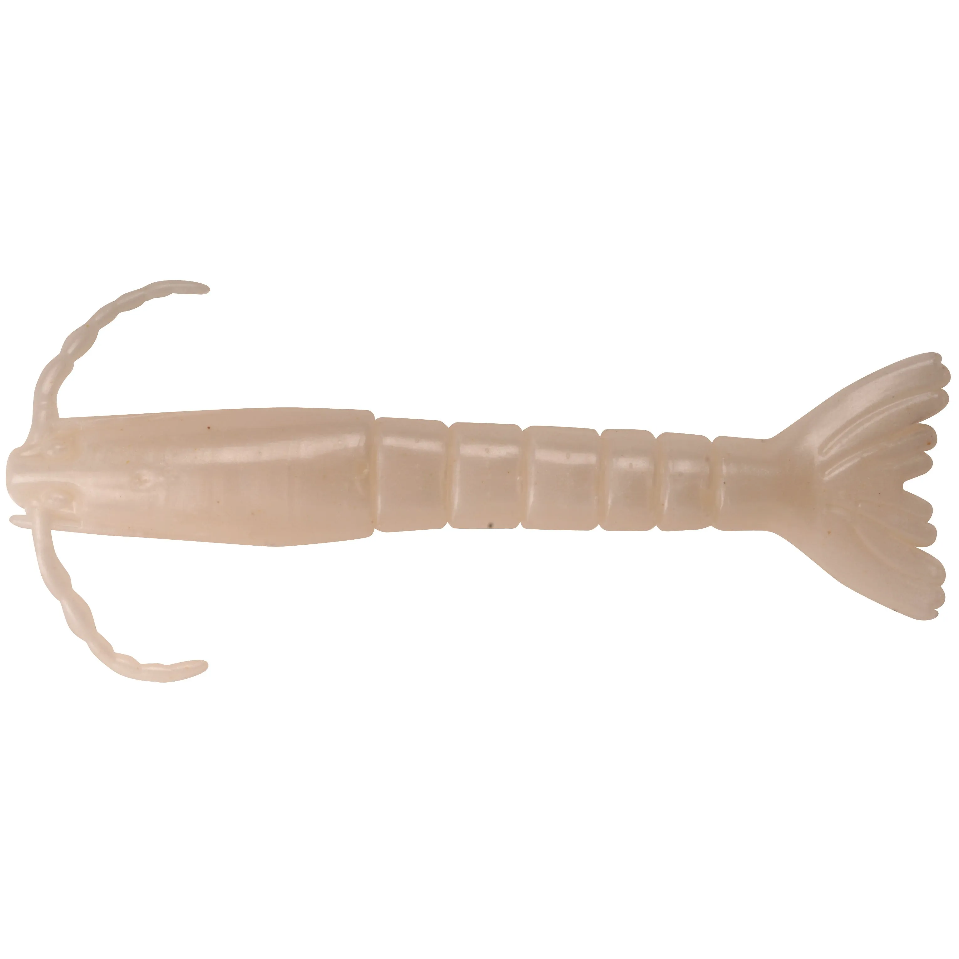 Berkley Gulp! Saltwater Shrimp - 3in - Pearl White - GSSHR3-PW