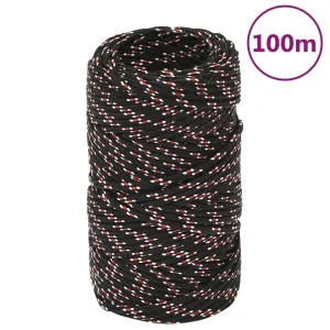 Boat Rope Black 2 mm 100 m Polypropylene