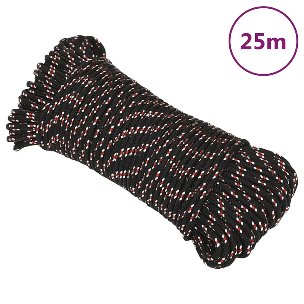 Boat Rope Black 3 mm 25 m Polypropylene