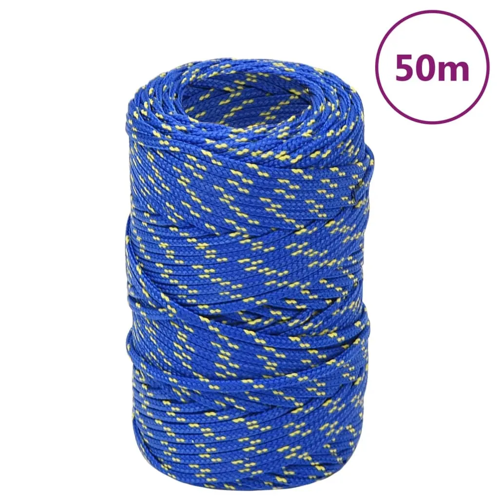 Boat Rope Blue 2 mm 50 m Polypropylene