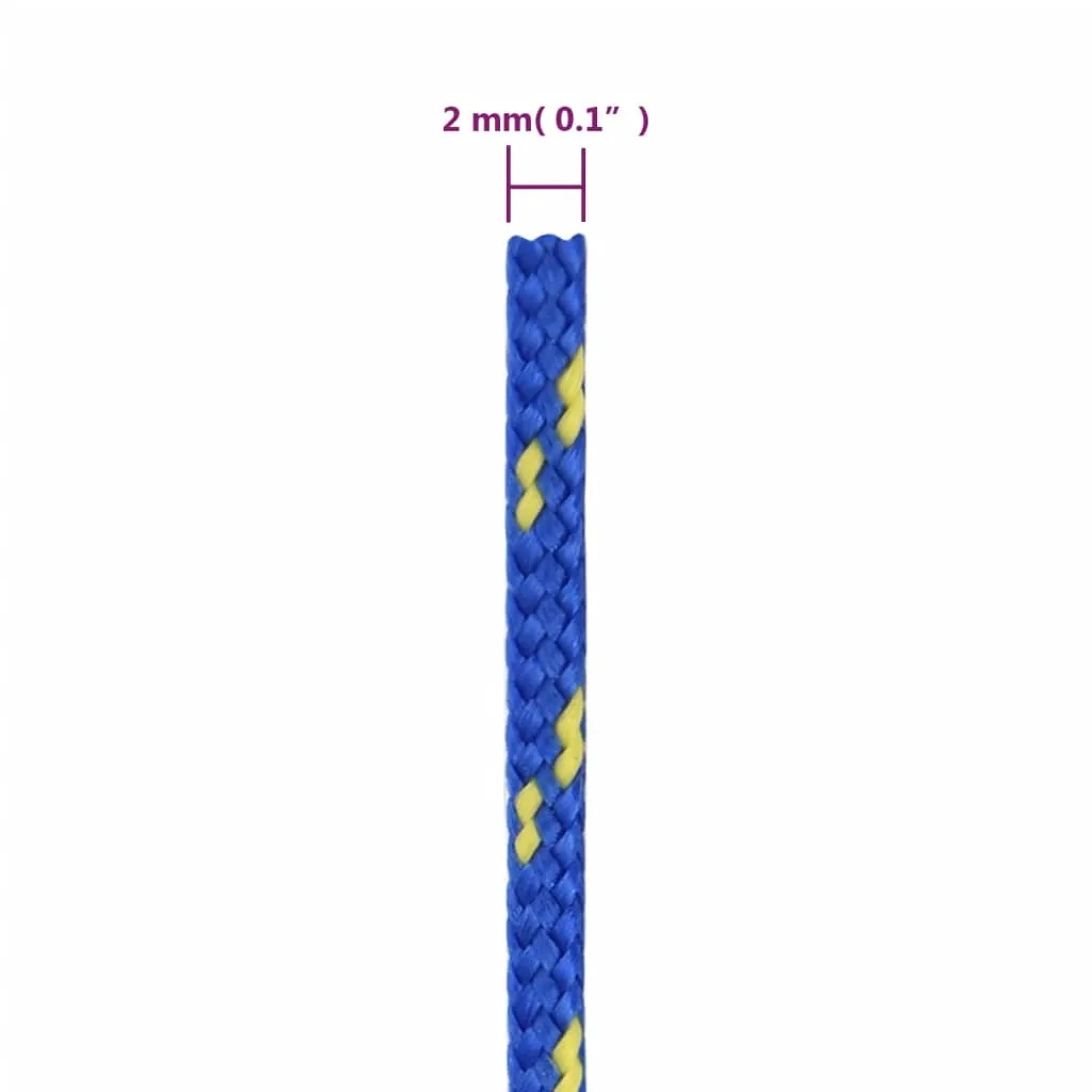 Boat Rope Blue 2 mm 50 m Polypropylene