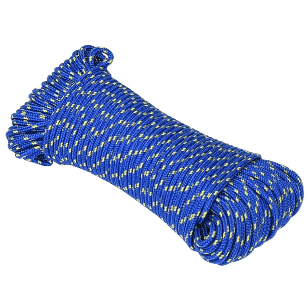 Boat Rope Blue 3 mm 50 m Polypropylene