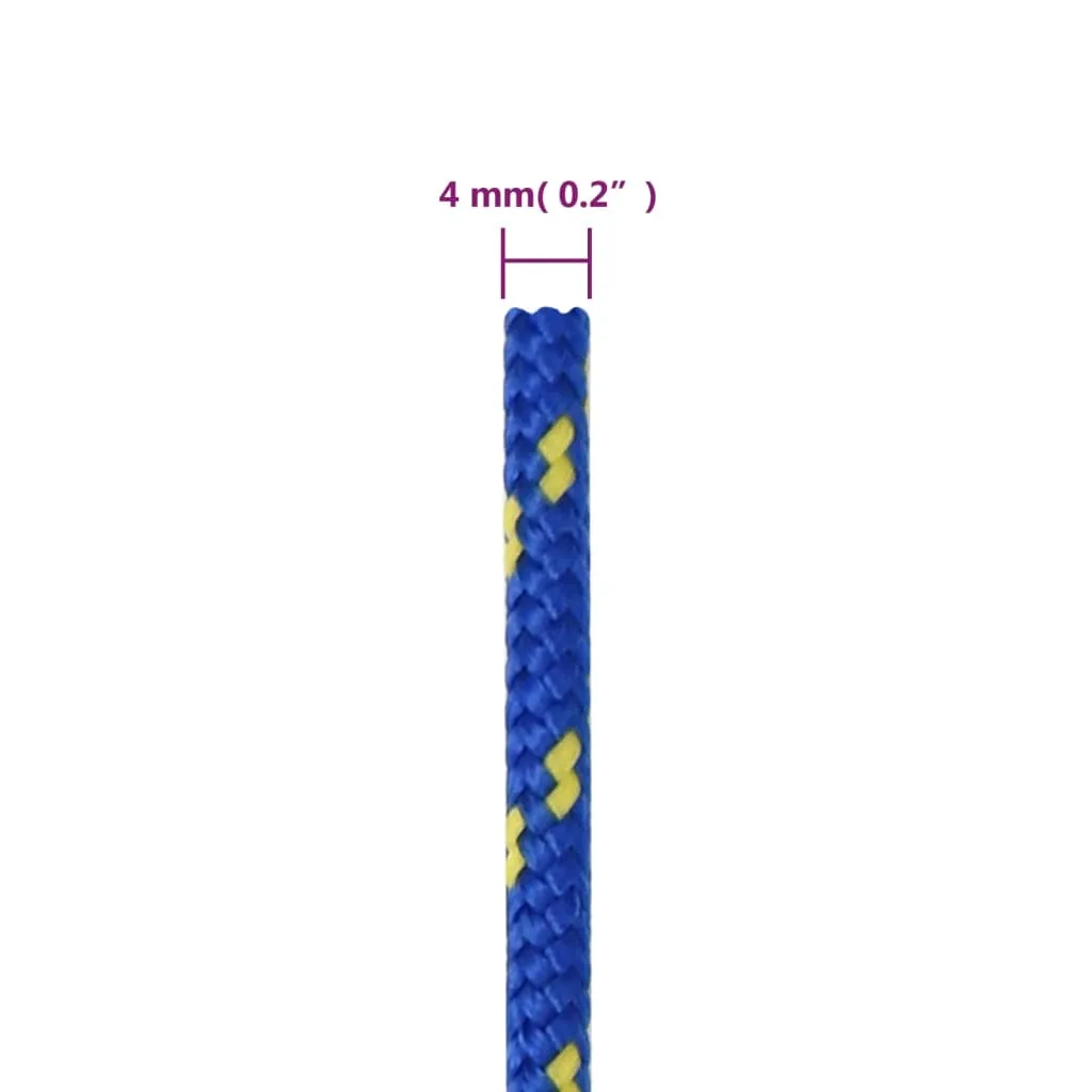 Boat Rope Blue 4 mm 100 m Polypropylene