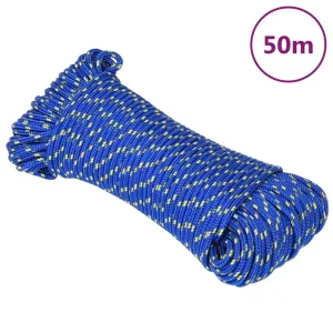 Boat Rope Blue 5 mm 50 m Polypropylene