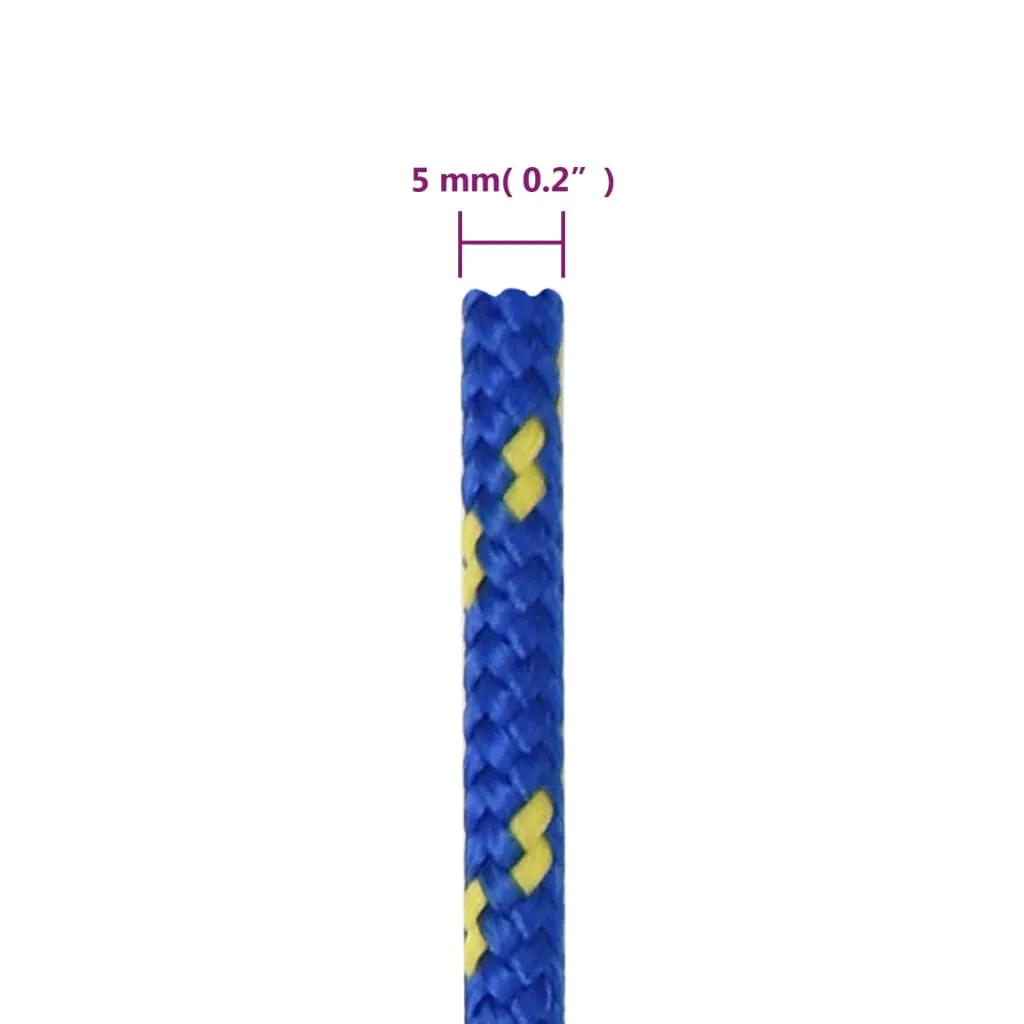 Boat Rope Blue 5 mm 50 m Polypropylene