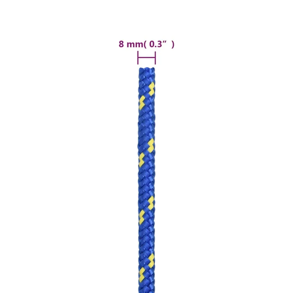 Boat Rope Blue 8 mm 25 m Polypropylene