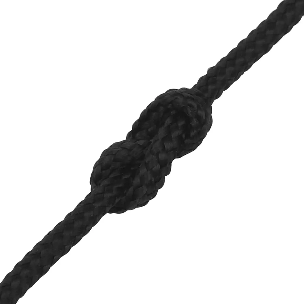 Boat Rope Full Black 2 mm 50 m Polypropylene