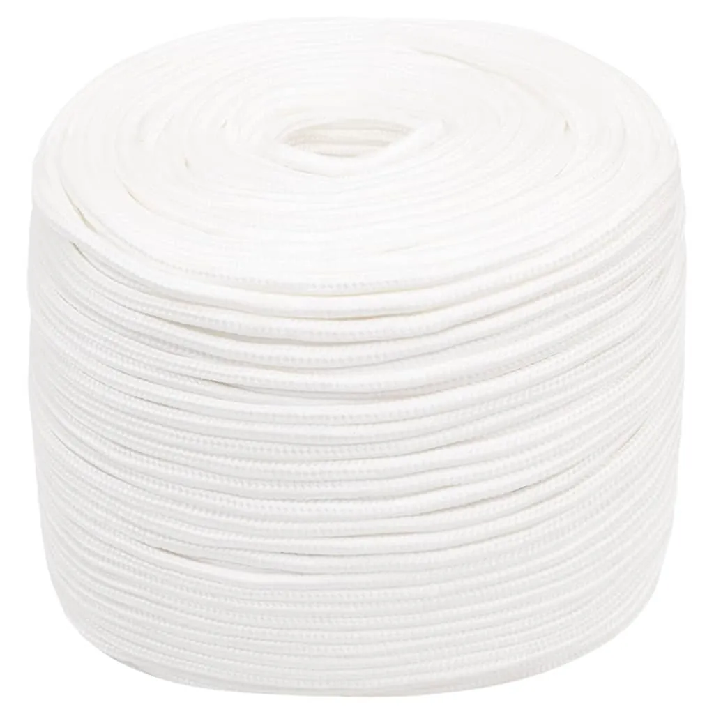 Boat Rope Full White 10 mm 25 m Polypropylene