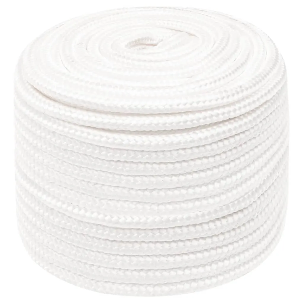 Boat Rope Full White 12 mm 100 m Polypropylene