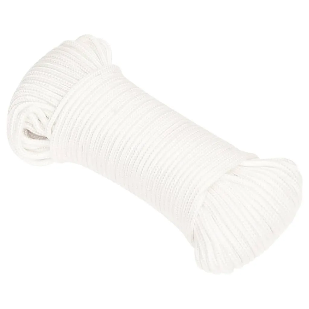 Boat Rope Full White 5 mm 250 m Polypropylene