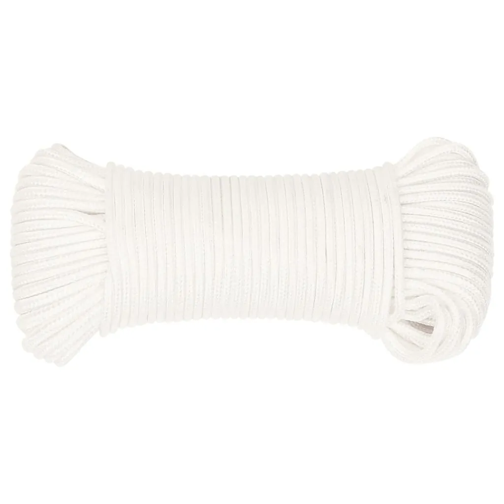 Boat Rope Full White 5 mm 250 m Polypropylene