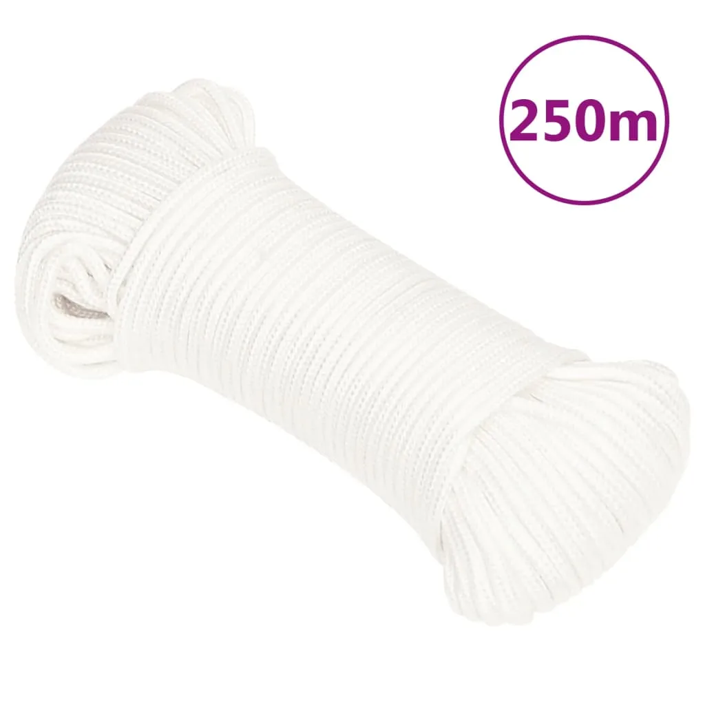 Boat Rope Full White 5 mm 250 m Polypropylene