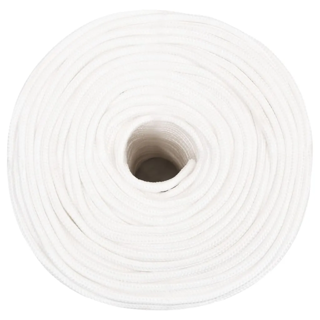 Boat Rope Full White 6 mm 500 m Polypropylene