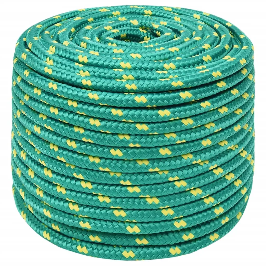 Boat Rope Green 14 mm 250 m Polypropylene