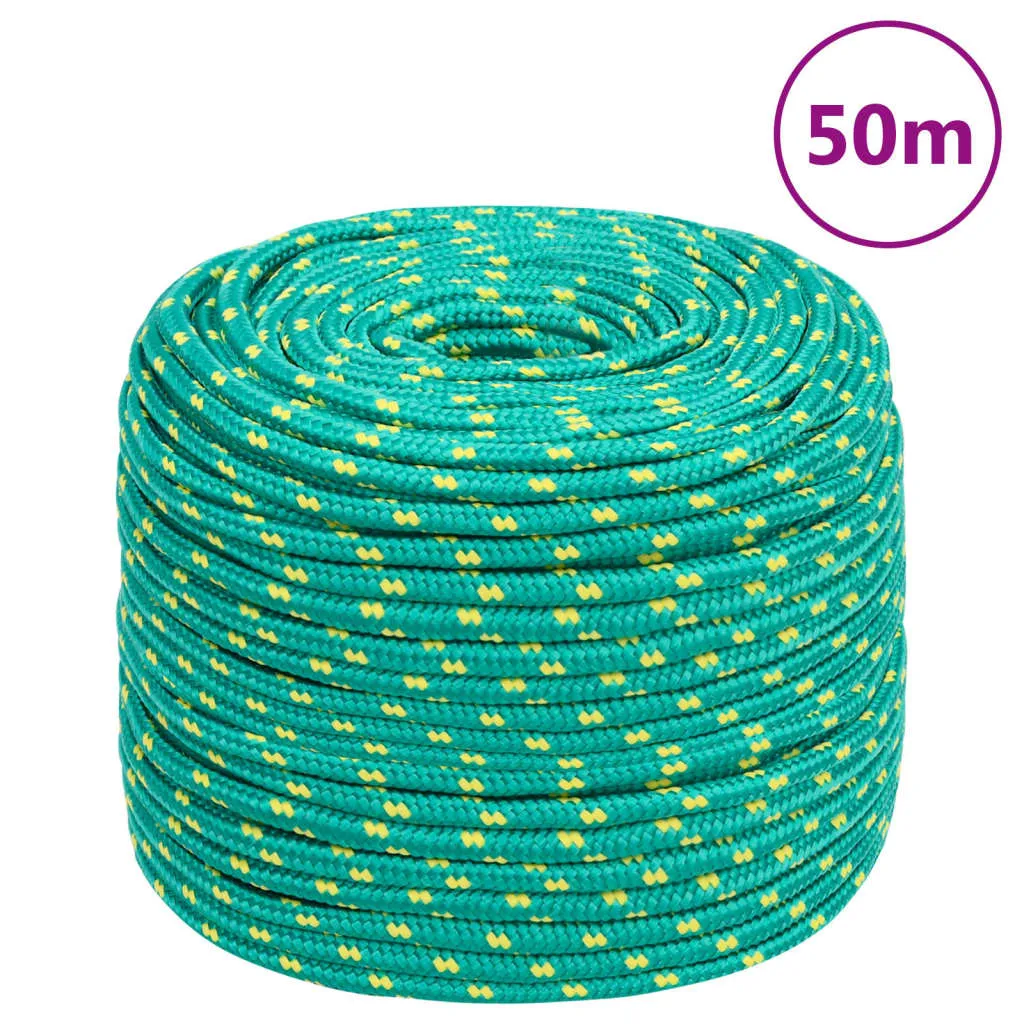 Boat Rope Green 6 mm 50 m Polypropylene