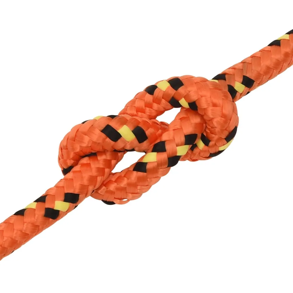 Boat Rope Orange 14 mm 50 m Polypropylene