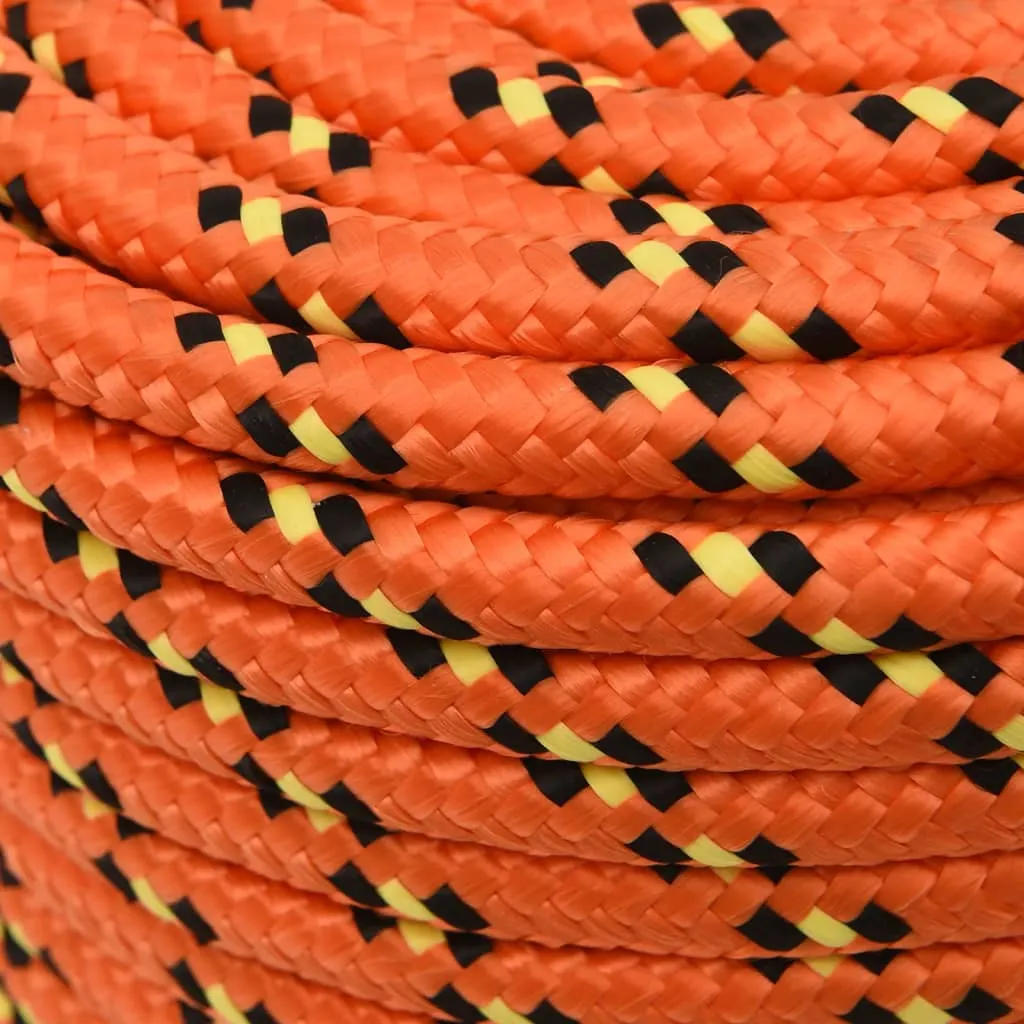 Boat Rope Orange 14 mm 50 m Polypropylene