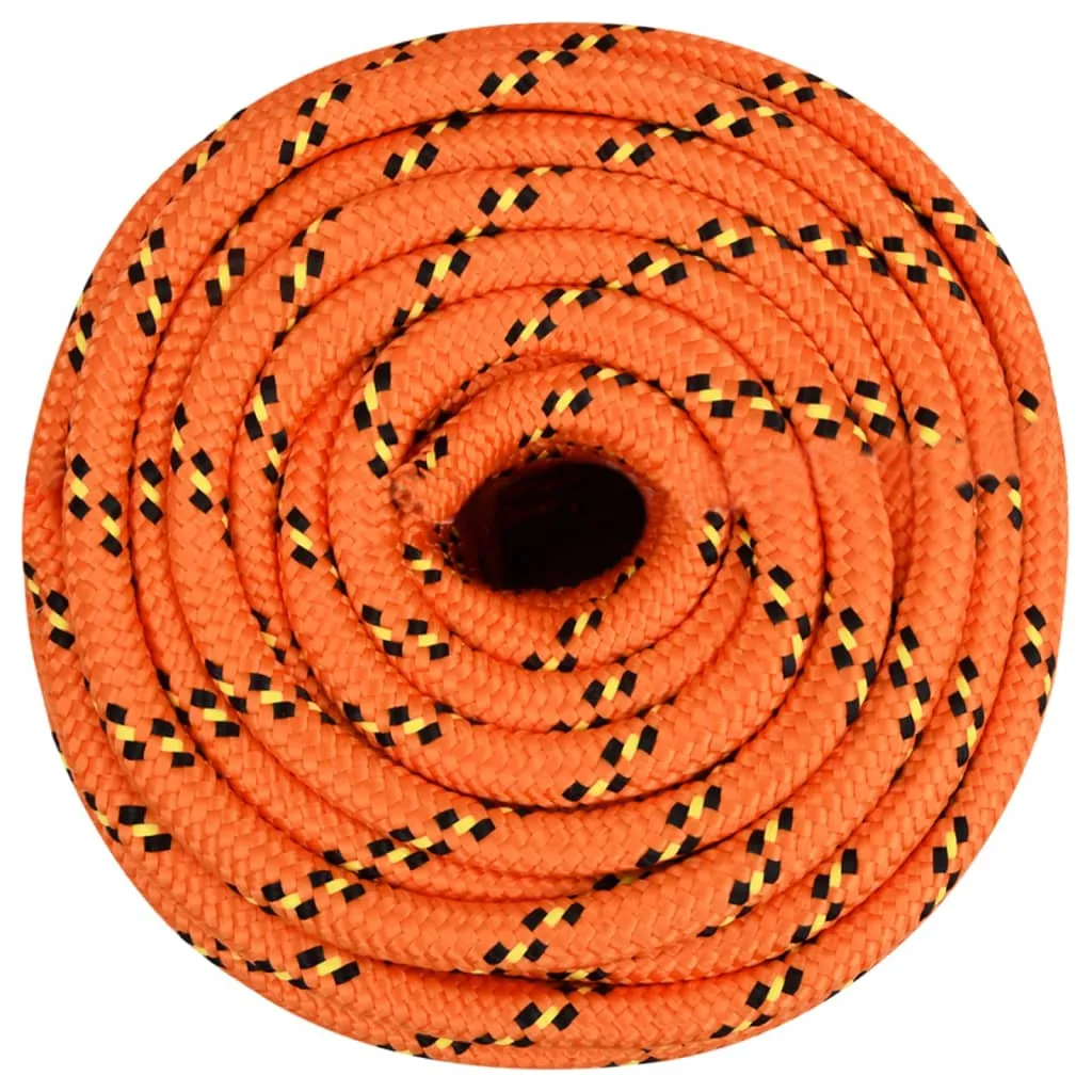 Boat Rope Orange 16 mm 100 m Polypropylene