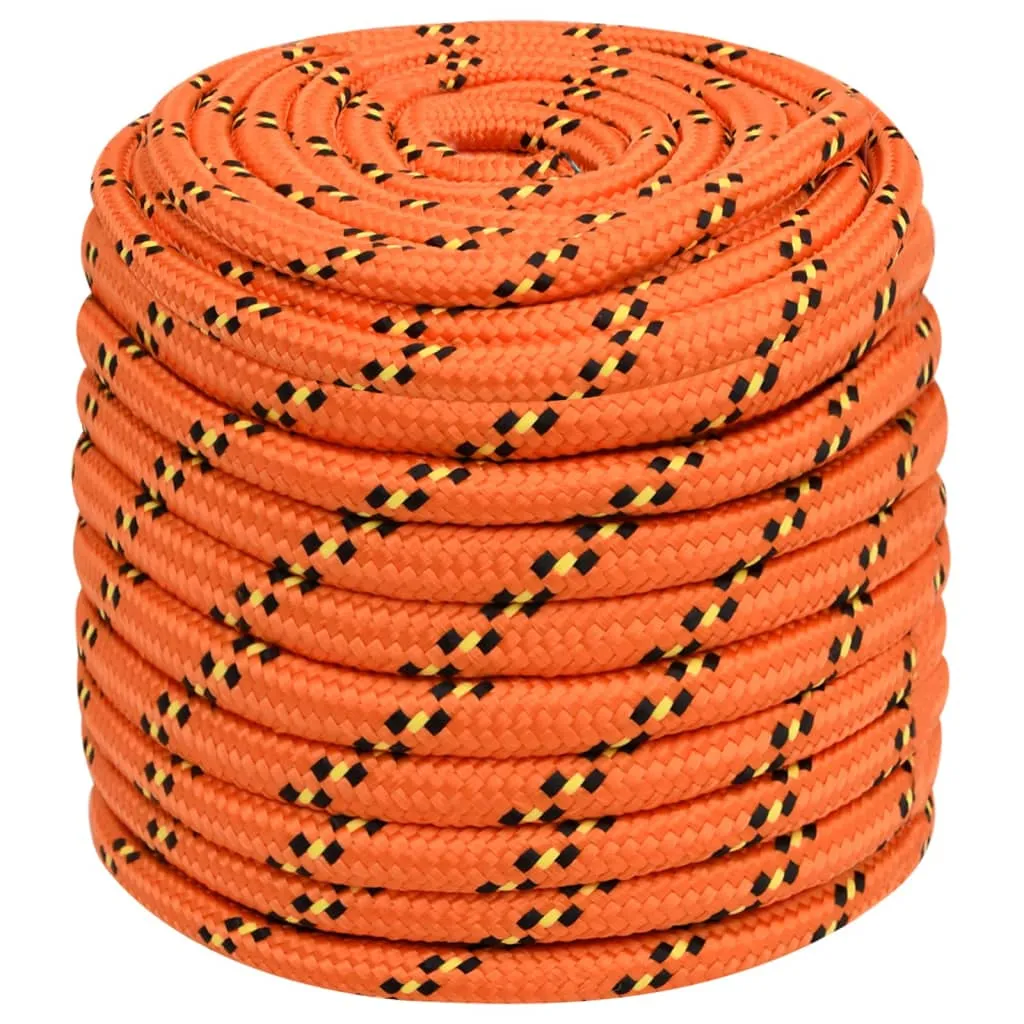 Boat Rope Orange 16 mm 100 m Polypropylene