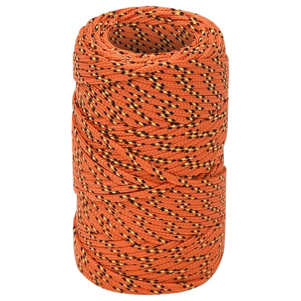 Boat Rope Orange 2 mm 50 m Polypropylene