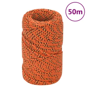 Boat Rope Orange 2 mm 50 m Polypropylene