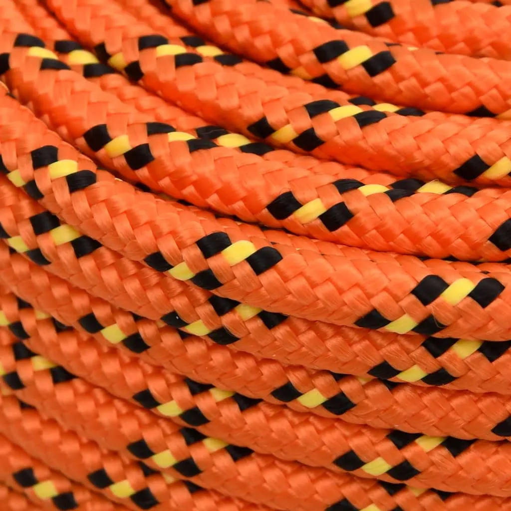 Boat Rope Orange 8 mm 100 m Polypropylene