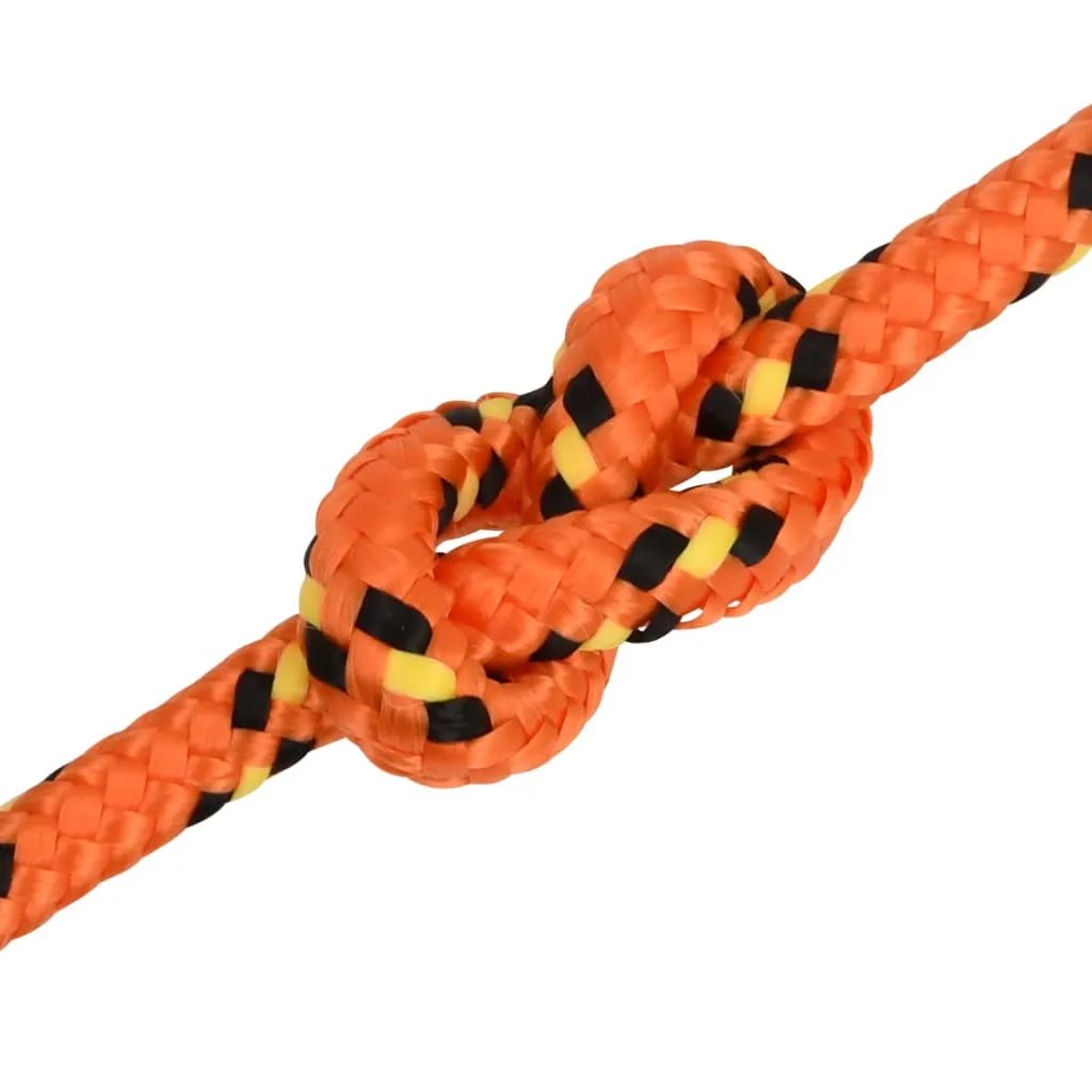 Boat Rope Orange 8 mm 100 m Polypropylene