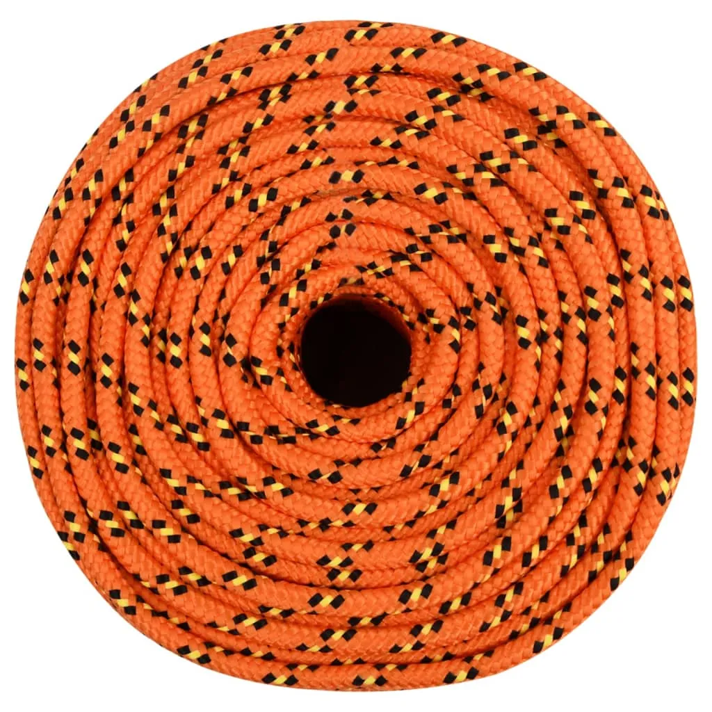 Boat Rope Orange 8 mm 100 m Polypropylene