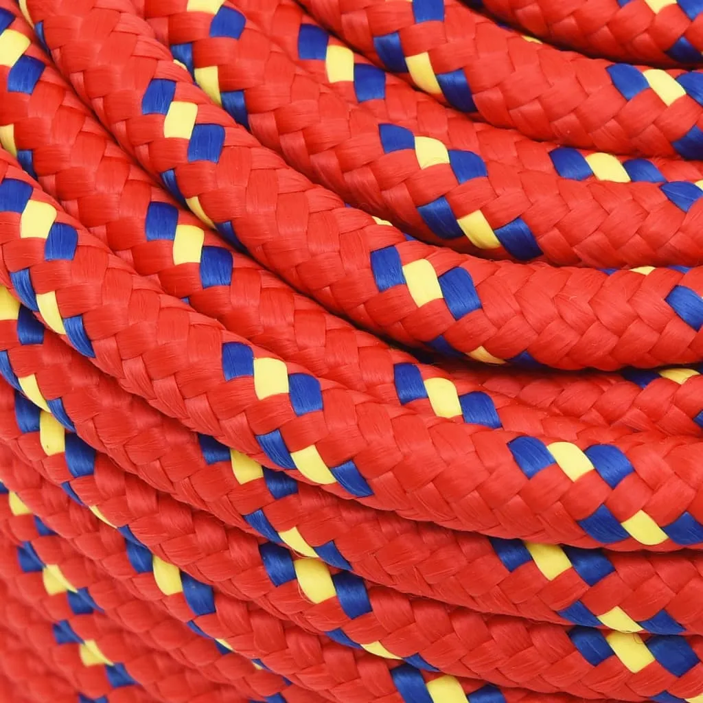 Boat Rope Red 14 mm 100 m Polypropylene