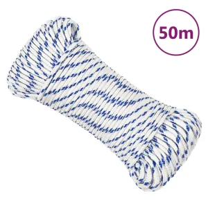 Boat Rope White 5 mm 50 m Polypropylene