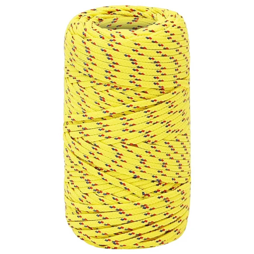 Boat Rope Yellow 2 mm 100 m Polypropylene