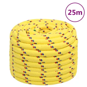 Boat Rope Yellow 20 mm 25 m Polypropylene