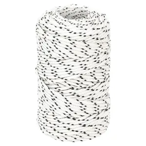 Braided Boat Rope White 2 mmx100 m Polyester