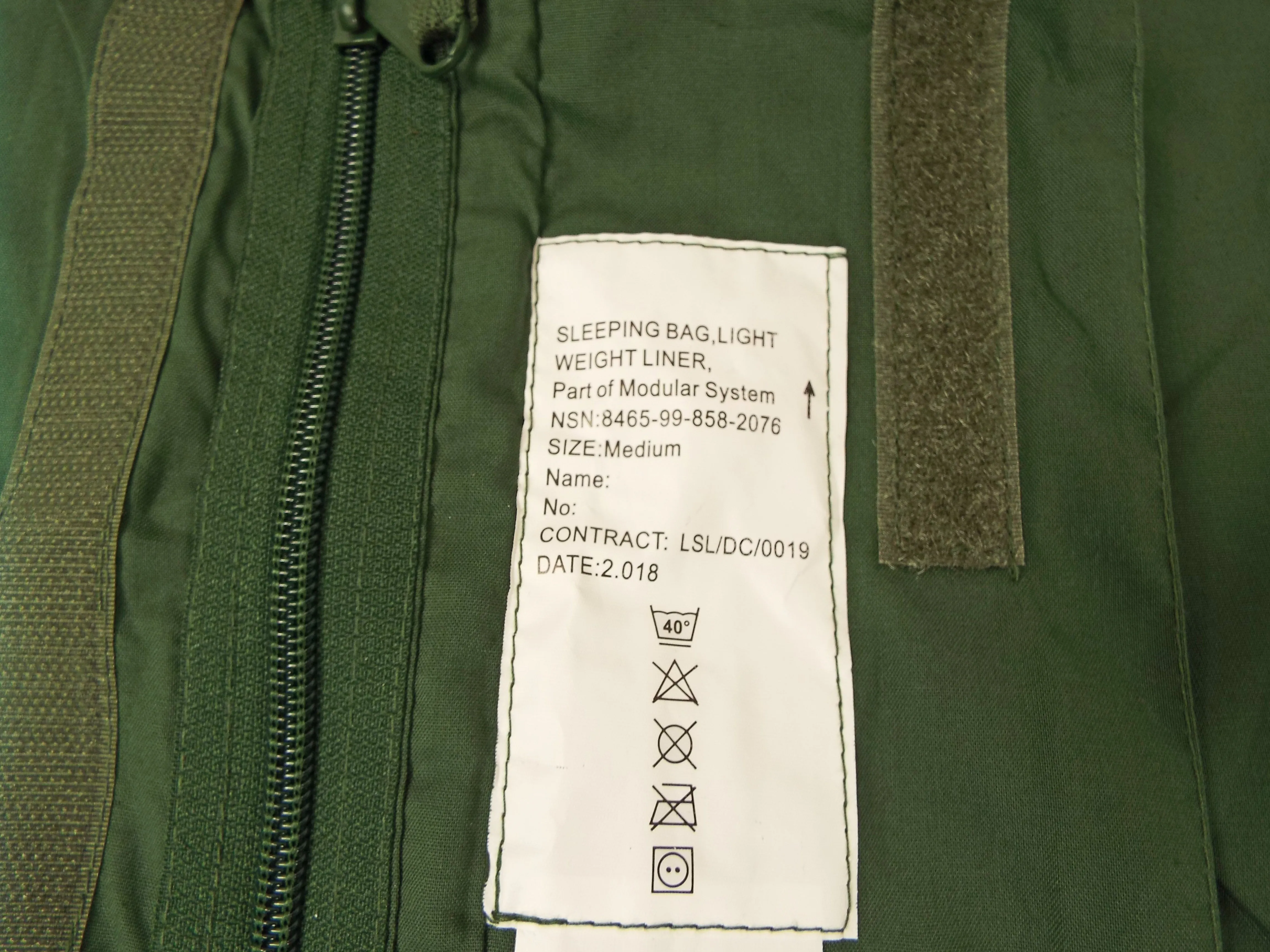 British Modular Sleeping Bag Liner - Tie-in - Grade 1