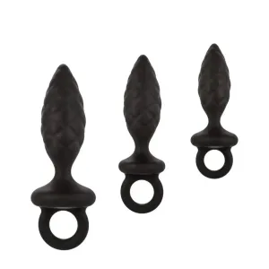 Colt Silicone Black 3 Piece Anal Probe Kit