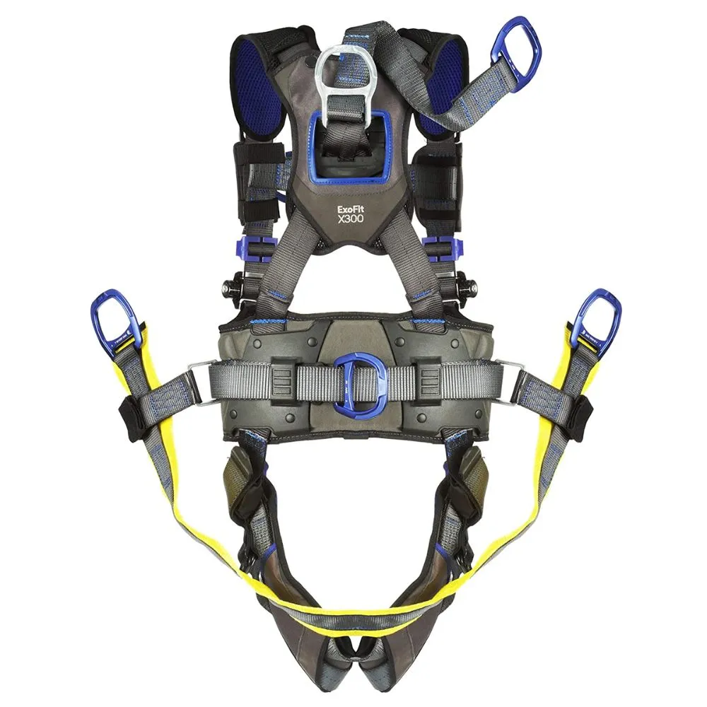 DBI Sala 1113292 ExoFit X300 Comfort Oil & Gas Climbing/Suspension Safety Harness, Large