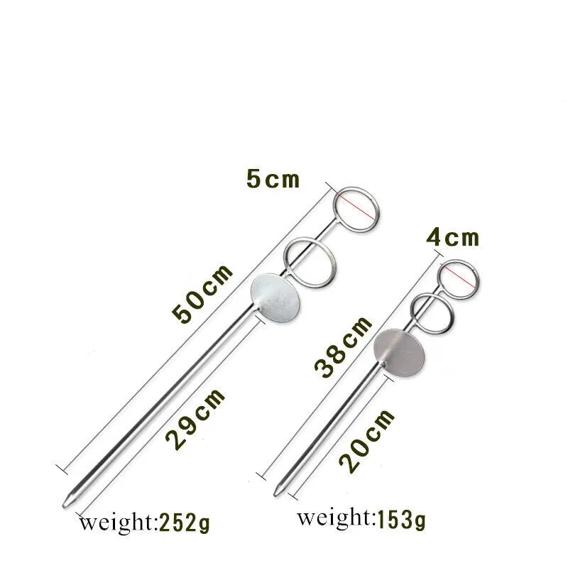 Fishing Rod Ground Holder Stainless Steel Adjustable Inserts Simple Bracket Fishing Accessories To Insert Metal Double Ring