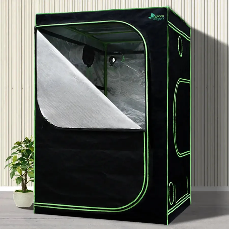 Green Fingers Grow Tent 2000W LED Grow Light 150X150X200cm Mylar 6" Ventilation