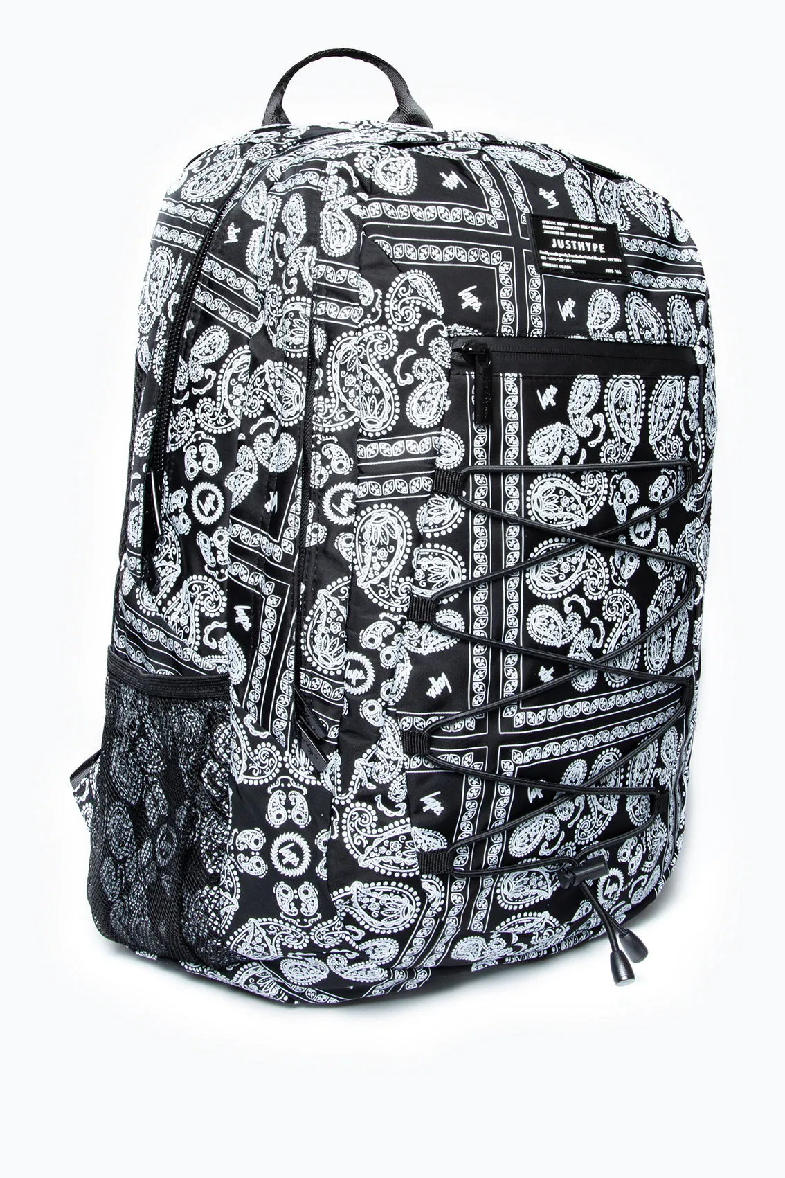 Hype Unisex Black Bandana Maxi Backpack