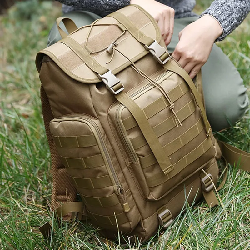 Knox40™ - Military Style Outdoor Large 40L Backpack with MOLLE Webbings Stealth Angel Survival