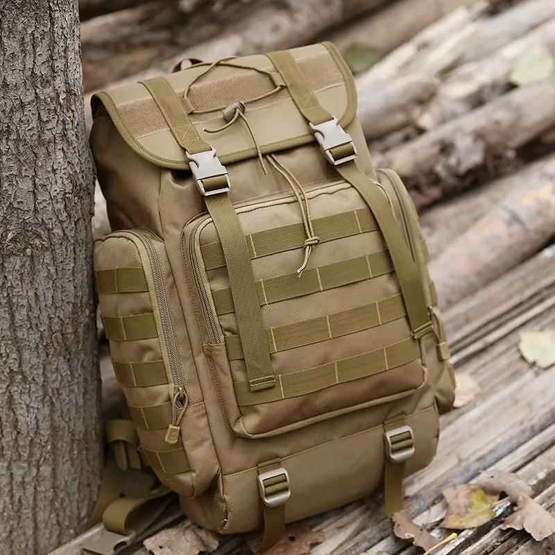 Knox40™ - Military Style Outdoor Large 40L Backpack with MOLLE Webbings Stealth Angel Survival