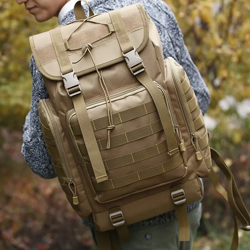 Knox40™ - Military Style Outdoor Large 40L Backpack with MOLLE Webbings Stealth Angel Survival