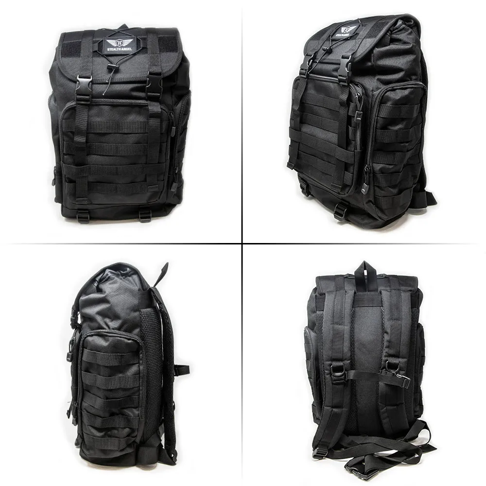 Knox40™ - Military Style Outdoor Large 40L Backpack with MOLLE Webbings Stealth Angel Survival