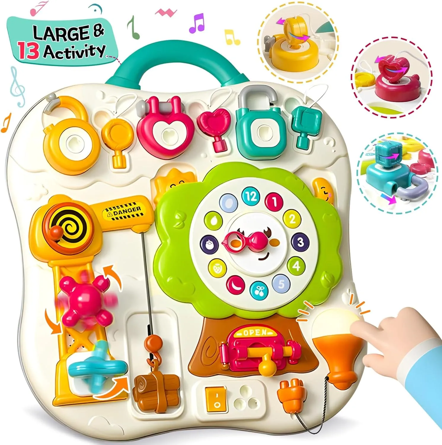 Montessori Multifunction Exploration Busy Board Learning - 956