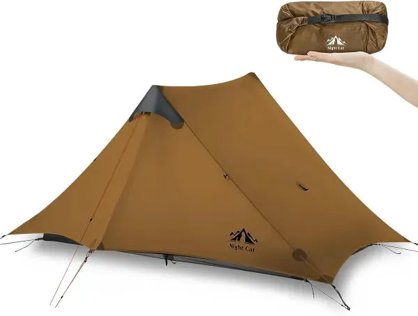 Night Cat 2 Person Ultra Lightweight Backpacking Tent