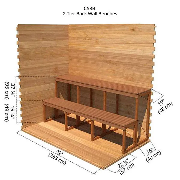 Outdoor Cabin Sauna 5 x 8